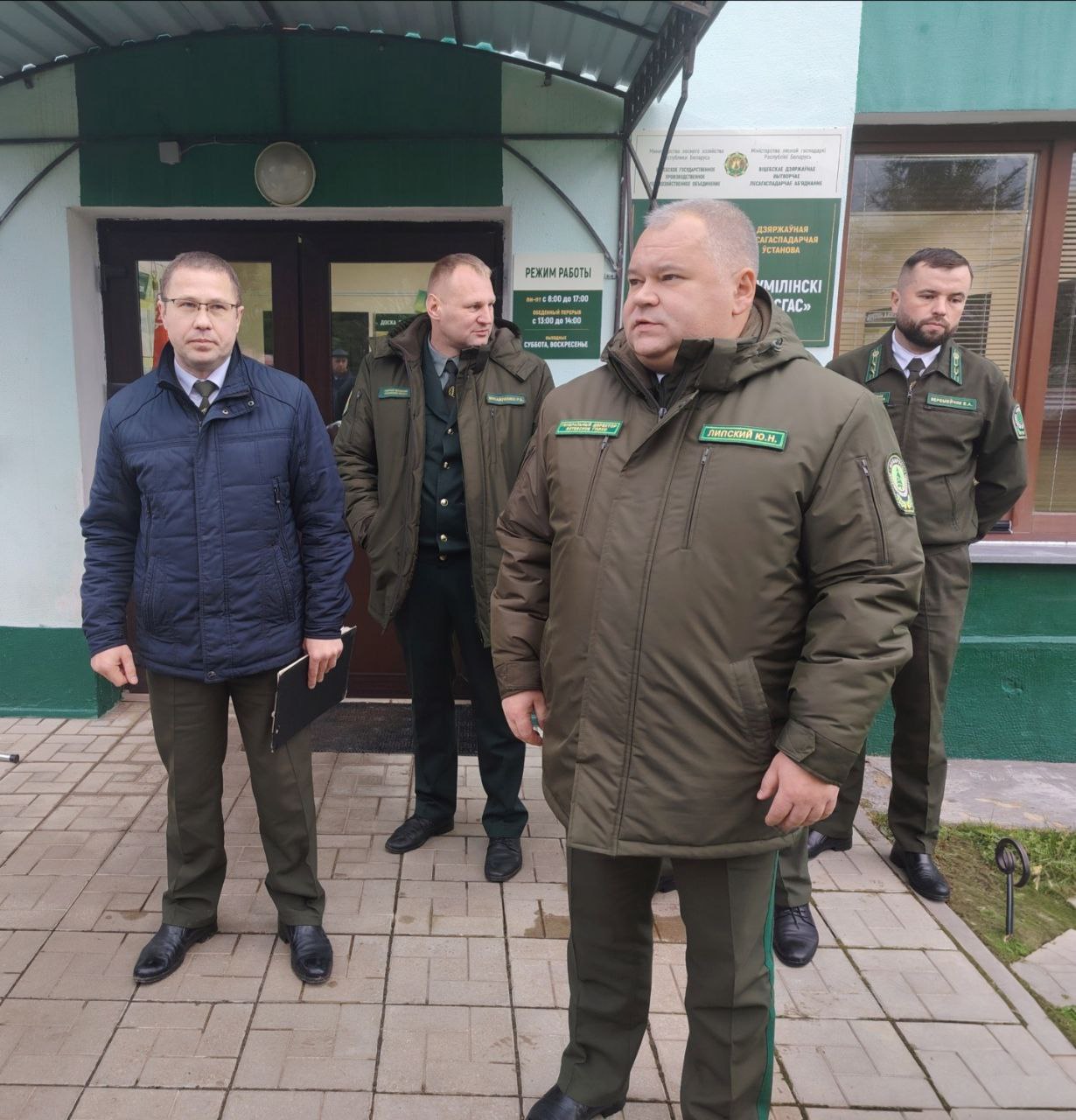 На базе Шумилинского лесхоза проходит выездное заседание коллегии Витебского ГПЛХО. 