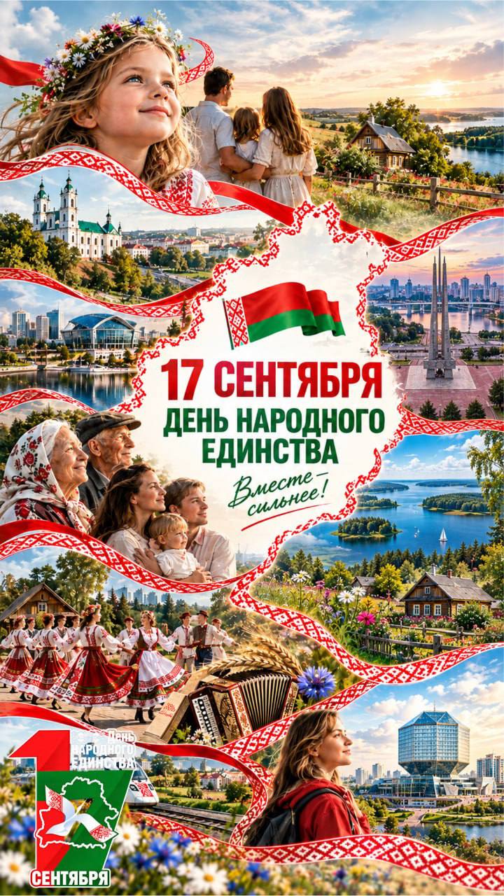 17 сентября мы празднуем День народного единства!